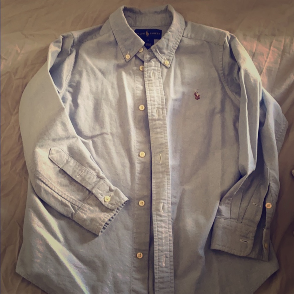 Blue shirt for boy